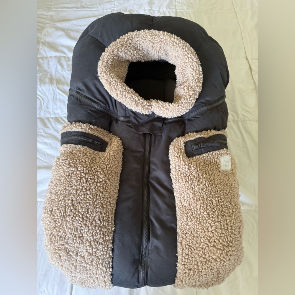 7 AM Enfant Car Seat Cocoon - Teddy